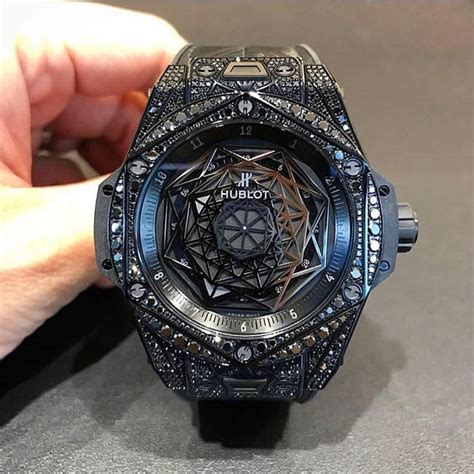 hublot geneve black diamond|Hublot swiss watch.